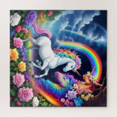 Rainbow Unicorn One Legpuzzel (Horizontaal)
