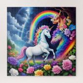 Rainbow Unicorn One Legpuzzel (Verticaal)