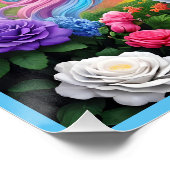 Rainbow Unicorn One Perfect Poster (Hoek)