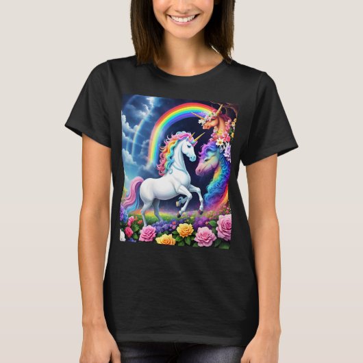 Rainbow Unicorn One T-shirt (Voorkant)
