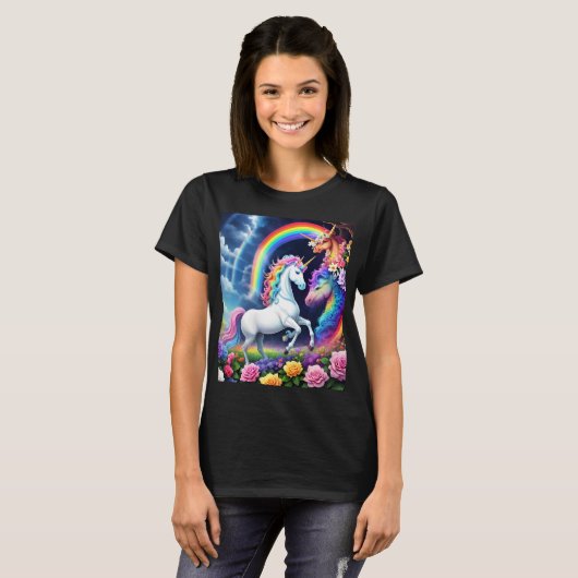 Rainbow Unicorn One T-shirt (Voorkant volledig)