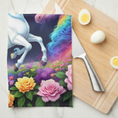 Rainbow Unicorn One Theedoek (Quarter Fold)