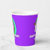 Rainbow Unicorn Papieren Bekers (Links)
