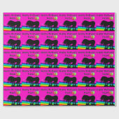 Rainbow Unicorn Party Cadeaupapier (Vlak)