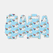 Rainbow Unicorn Party Favor Box Bedankdoosjes (Uitgevouwen)