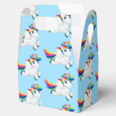 Rainbow Unicorn Party Favor Box Bedankdoosjes (Geopend)