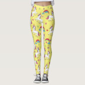 Rainbow Unicorn Party Leggings (Voorkant)