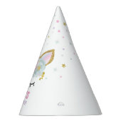 Rainbow Unicorn Party Pet Unicorn Birthday Party Feesthoedjes (Rechts)