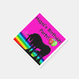 Rainbow Unicorn Party Servet