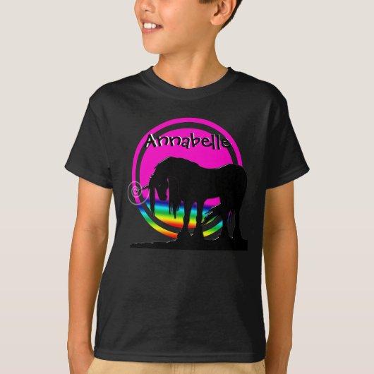 Rainbow Unicorn Party T-shirt (Voorkant)
