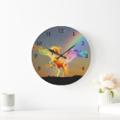 Rainbow unicorn pegasus grote klok (Huis)
