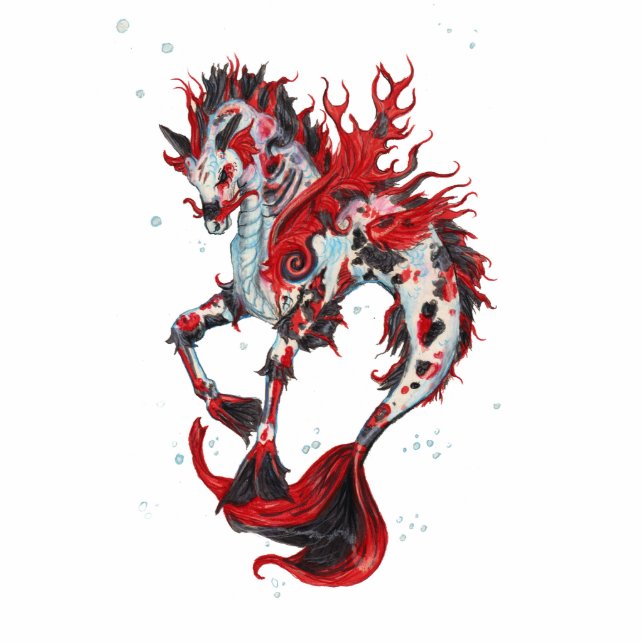 Rainbow Unicorn Pegasus Horse Pony Kirin Cute Staand Fotobeeldje (Voorkant)