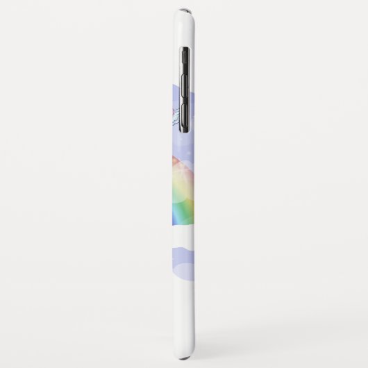 Rainbow Unicorn Persoonlijke naam Case-Mate iPhone Case (Achterkant/links)