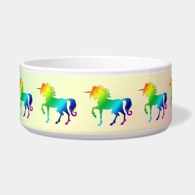 Rainbow Unicorn Pet Bowl Voerbakje (Rechts)