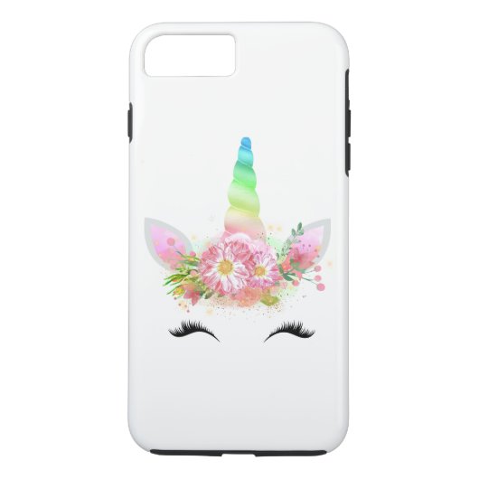 Rainbow Unicorn Phone Case (Achterkant)