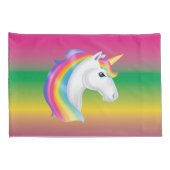 Rainbow Unicorn Pillow Hoesje Set Kussensloop (Achterkant-Rechts)
