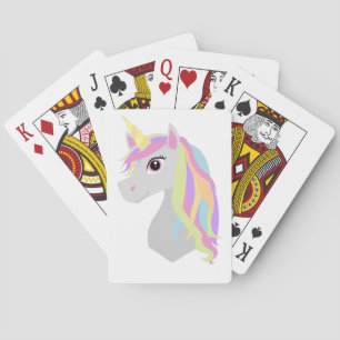 Rainbow Unicorn Pokerkaarten
