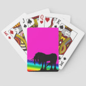 Rainbow Unicorn Pokerkaarten (Achterkant)