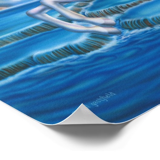 Rainbow Unicorn Poster (Hoek)