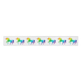 Rainbow Unicorn Ribbon Grosgrain Lint (Voorkant)