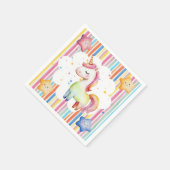 Rainbow Unicorn Servet (Hoek)