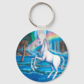 Rainbow Unicorn Sleutelhanger (Voorkant)