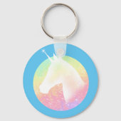 Rainbow Unicorn Sleutelhanger (Voorkant)