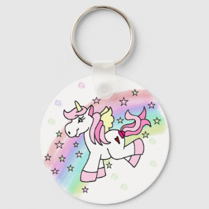 Rainbow Unicorn Sleutelhanger