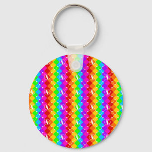 Rainbow Unicorn Sleutelhanger