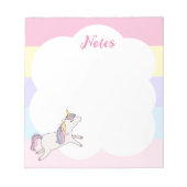 Rainbow Unicorn, speciaal Notitieblok (Voorkant)