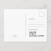 Rainbow Unicorn Stars Birthday Party Invitation Uitnodiging Briefkaart (Achterkant)