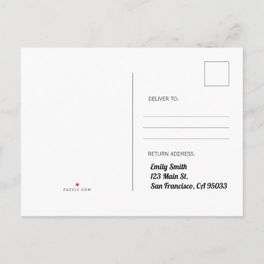 Rainbow Unicorn Stars Birthday Party Invitation Uitnodiging Briefkaart (Achterkant)