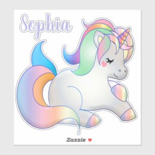 Rainbow Unicorn Sticker