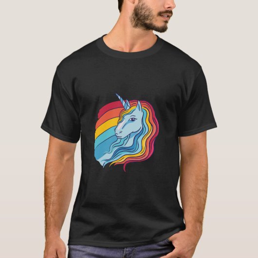 Rainbow Unicorn T-Shirt (Voorkant)