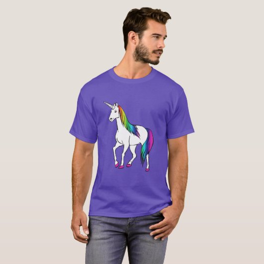RAINBOW UNICORN T-SHIRT (Voorkant volledig)
