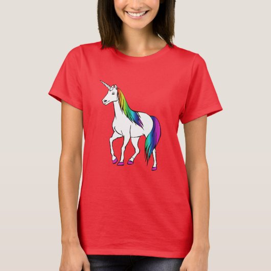 RAINBOW UNICORN T-SHIRT (Voorkant)