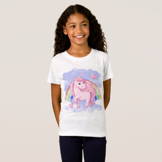 Rainbow Unicorn T-shirt (Voorkant volledig)