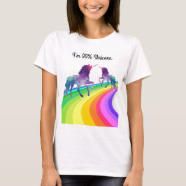 Rainbow Unicorn - T-shirt voor dames