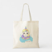Rainbow Unicorn Tote Bag (Achterkant)