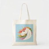 Rainbow Unicorn Tote Bag (Voorkant)