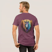 Rainbow Unicorn Tri-Blend Shirt (Voorkant)