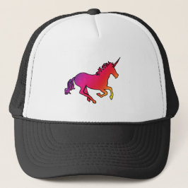 Rainbow Unicorn Trucker Pet