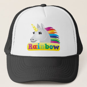 Rainbow Unicorn Trucker Pet