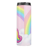 Rainbow Unicorn Tumbler – Sip the Magic Thermosbeker (Achterkant)