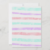 Rainbow Unicorn Verjaardag Magische Eenhoorn Kaart (Achterkant)