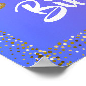 Rainbow Unicorn Verjaardag Welkom Poster (Hoek)