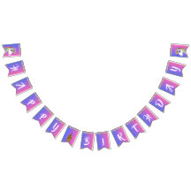 Rainbow Unicorn Verjaardagsbanner | Gelukkige verj