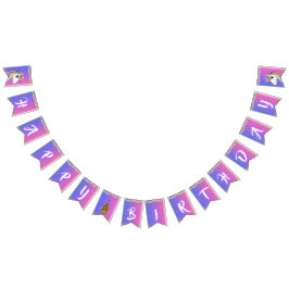 Rainbow Unicorn Verjaardagsbanner | Gelukkige verj Vlaggetjes