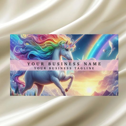 Rainbow Unicorn Visitekaartje