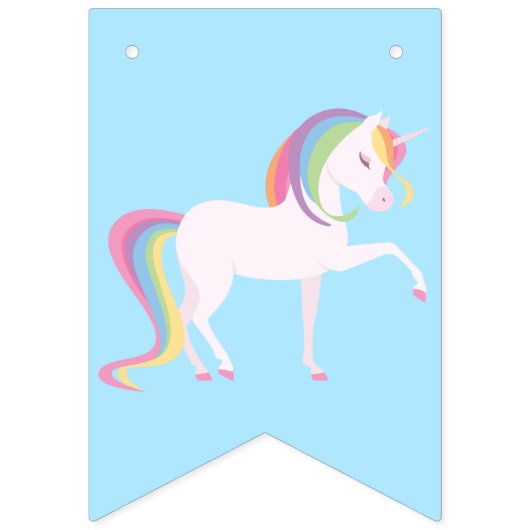Rainbow Unicorn Vlaggetjes (Eerste vlag)